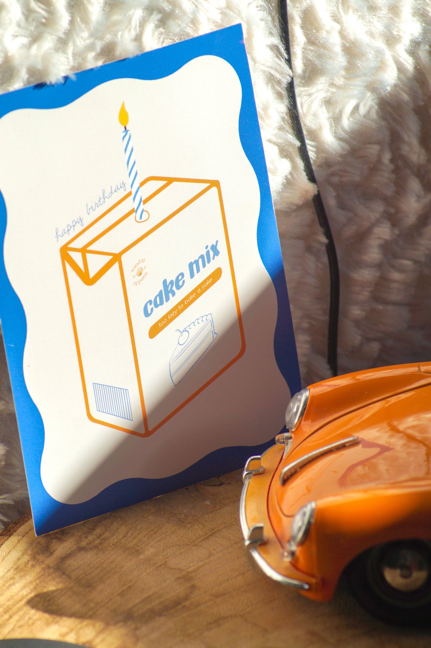 Grappige Verjaardagskaart A6 – To Lazy to Bake a Cake – Envelop Optioneel