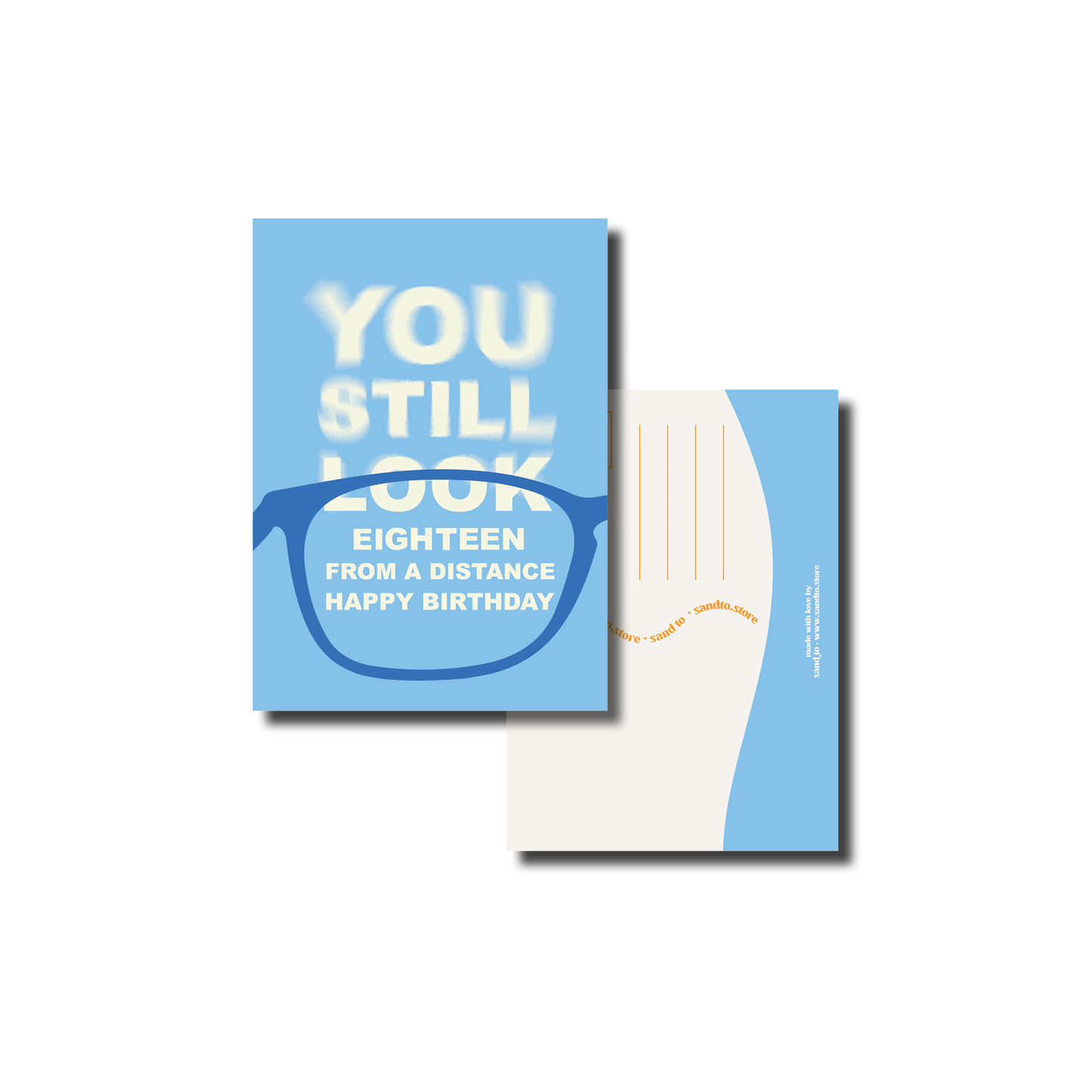 Verjaardagskaart A6 – “You Still Look 18” – Envelop Optioneel