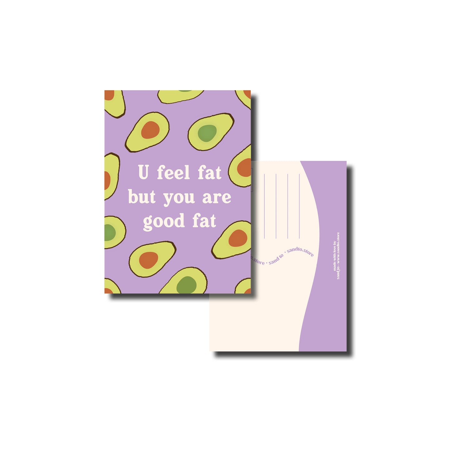 Avocado fat kaart