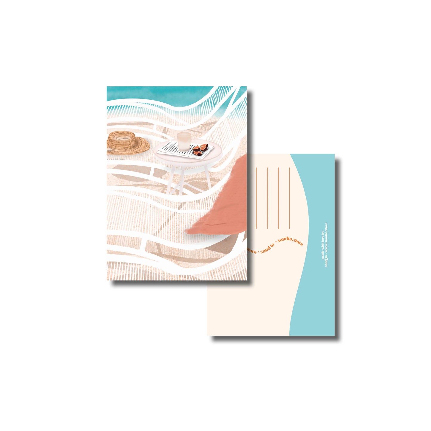 Beach vibes kaart