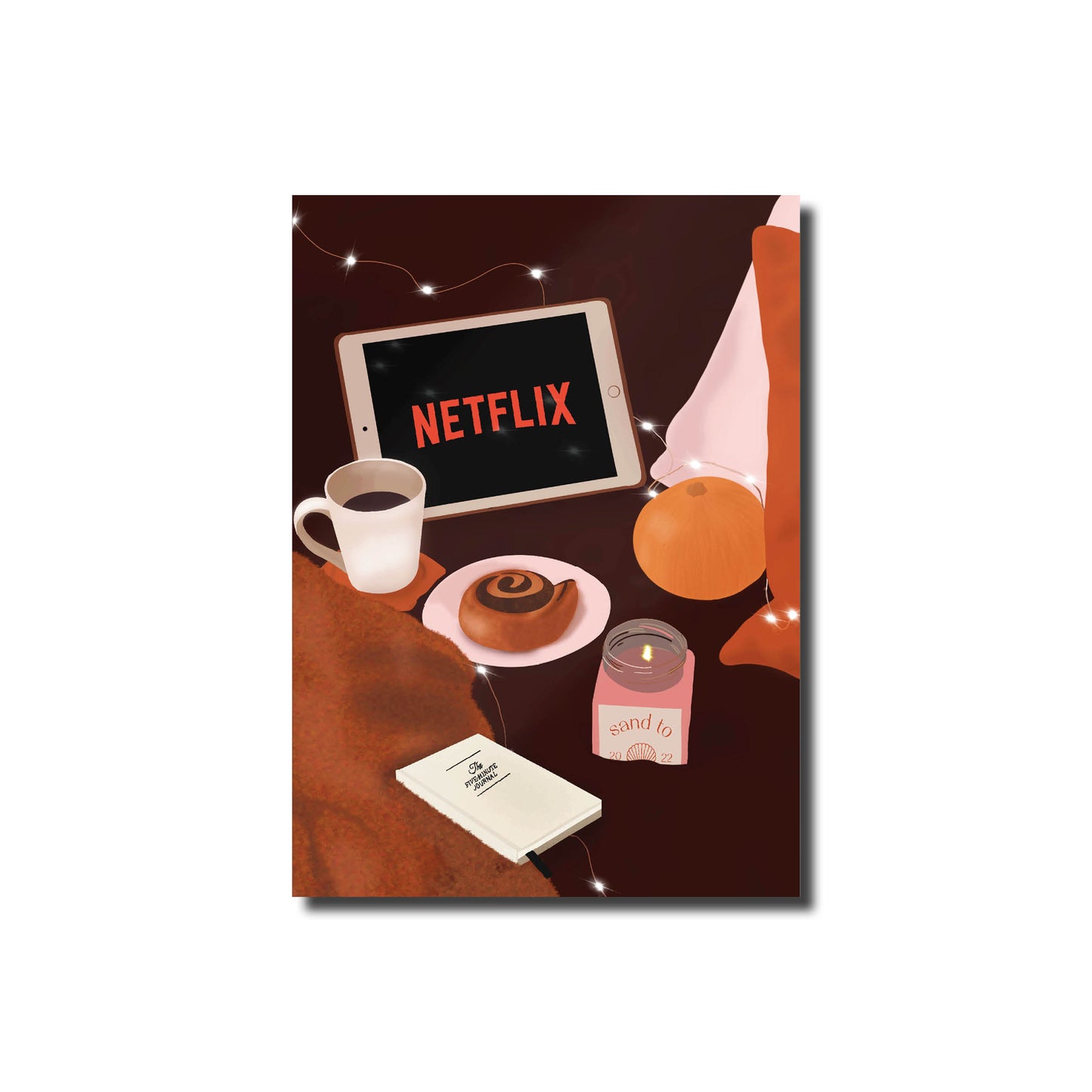Fall vibes poster a4