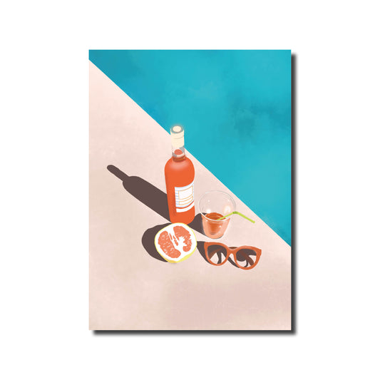 Summer drinks A3 poster