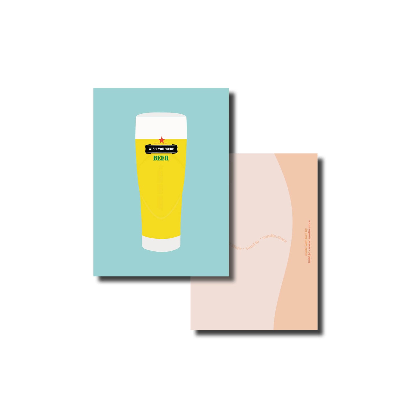 Wish you were beer kaart