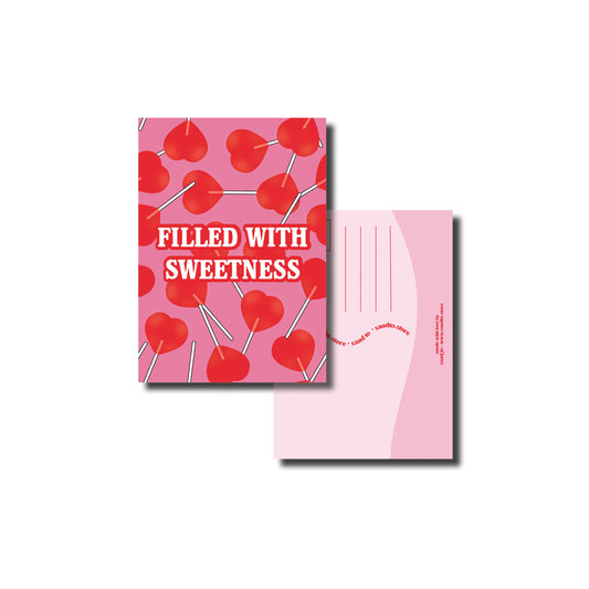 Filled with sweetness kaart
